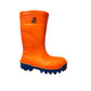 Bota Alta de Goma Impermeable Naranja para Trabajos Thermo S5