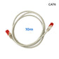 Cable Ethernet Cable UTP Categoría 6 RJ45 de Cobre LSZH Color Gris 10 metros