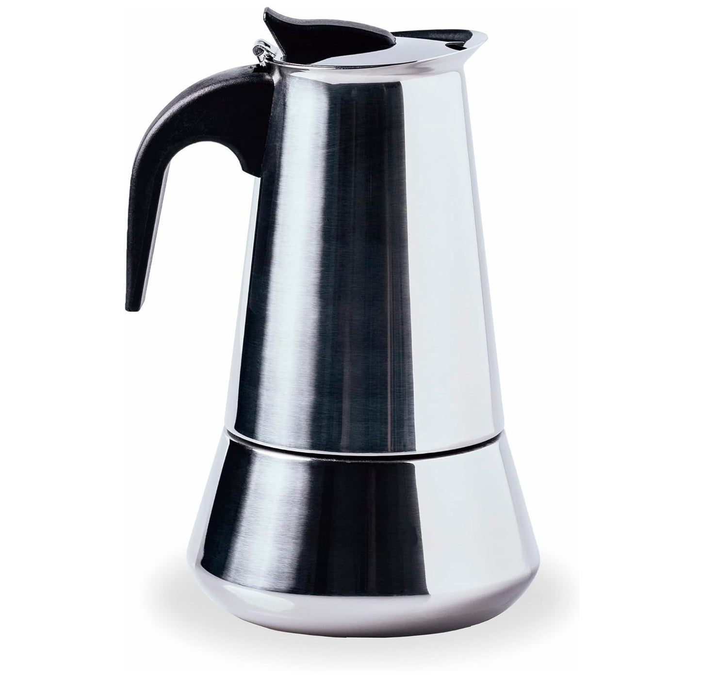 Cafetera Italiana Milan de 10 Tazas - Cafetera Express en Acero Inoxidable