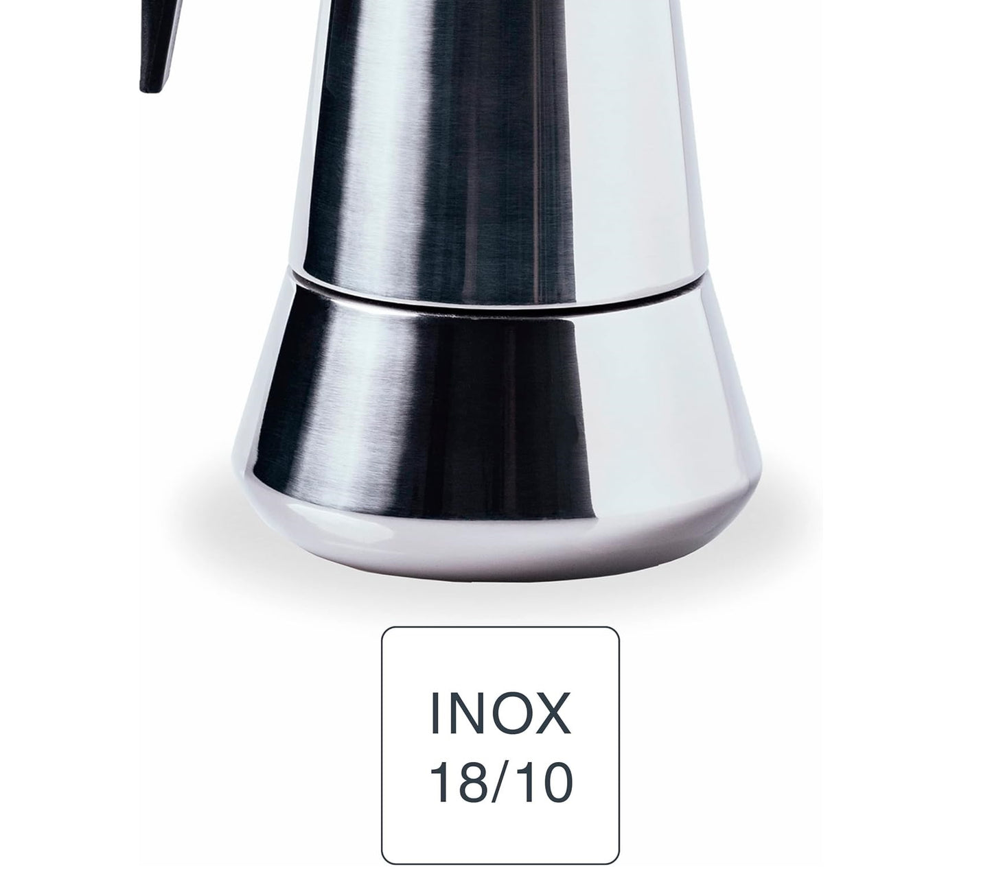 Cafetera Italiana Milan de 10 Tazas - Cafetera Express en Acero Inoxidable