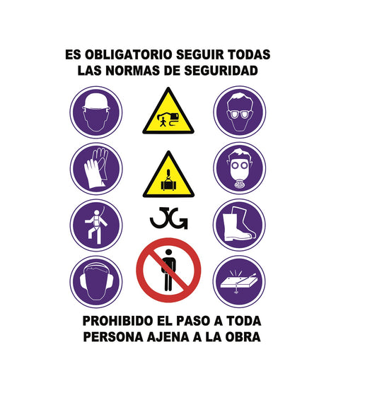 Cartel Señal Multi-Obra