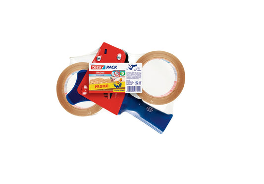 Máquina de Cinta Adhesiva Fixo - Máquina Precintadora 57196 - Incluye 2 rollos de Cinta Adhesiva