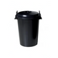 Cubo de Basura con Tapa y Asas Reforzadas de 100 Litros - Ø 50 cm x 65 cm