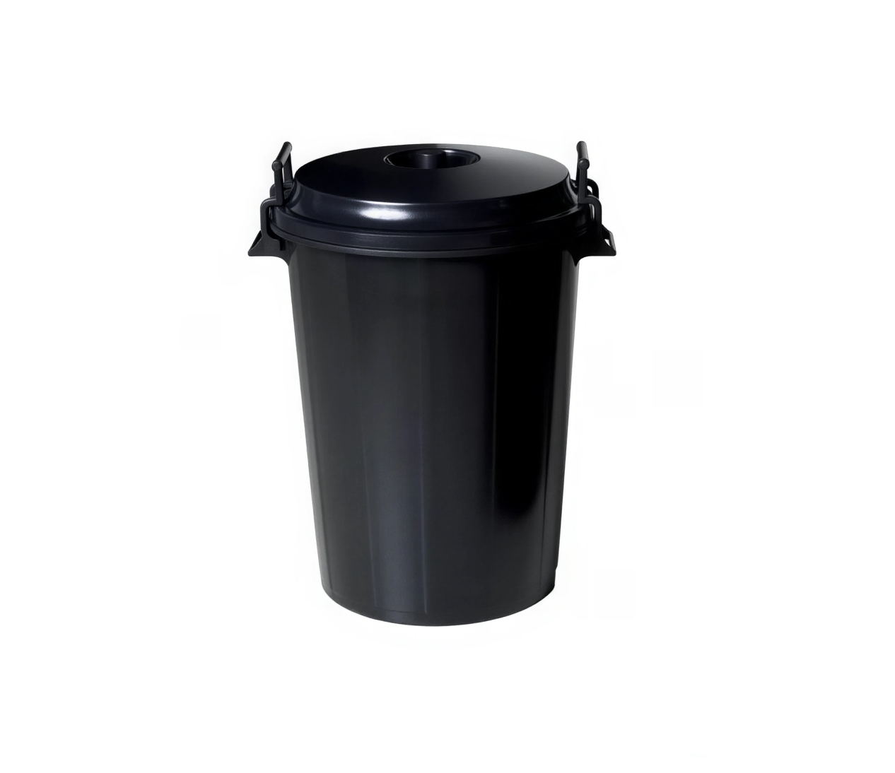 Cubo de Basura con Tapa y Asas Reforzadas de 100 Litros - Ø 50 cm x 65 cm