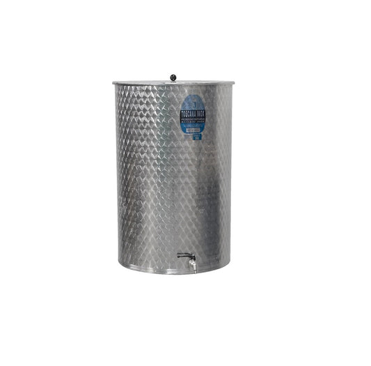 Depósito Cuba de Acero Inoxidable 150 Litros - Ø 53x75 cm