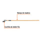 Deshierbador Elimina Malas Hierbas con Mango de Madera 137 cm