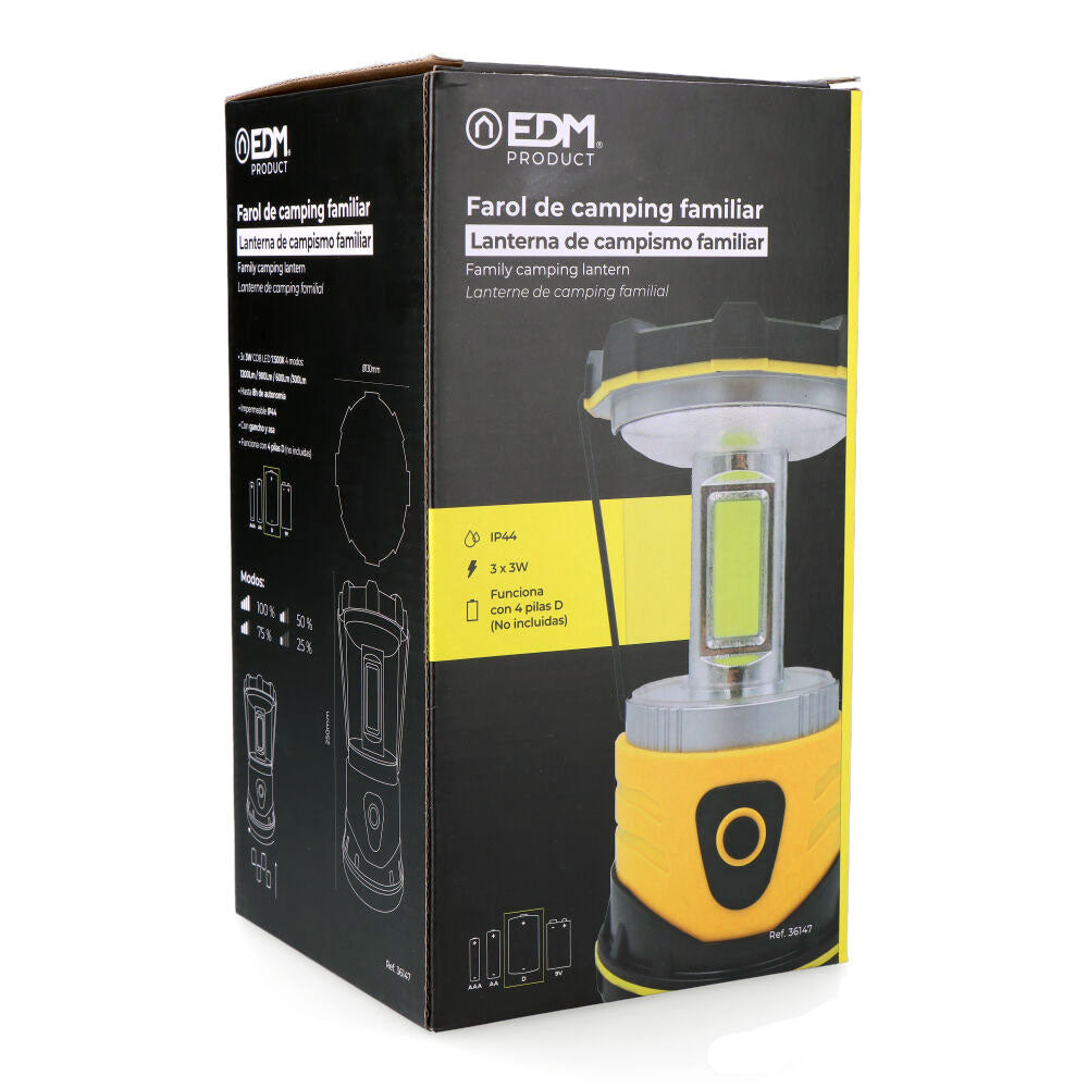 Farol Linterna LED para Camping A Pilas 3 W