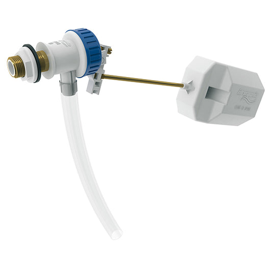 Flotador Lateral para Baño Cisterna Modelo Lina | Casquillo de Latón de 3/8"