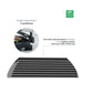 Grill Abatible Controle - Parrilla Eléctrica y Plancha de Asar con Apertura 180º