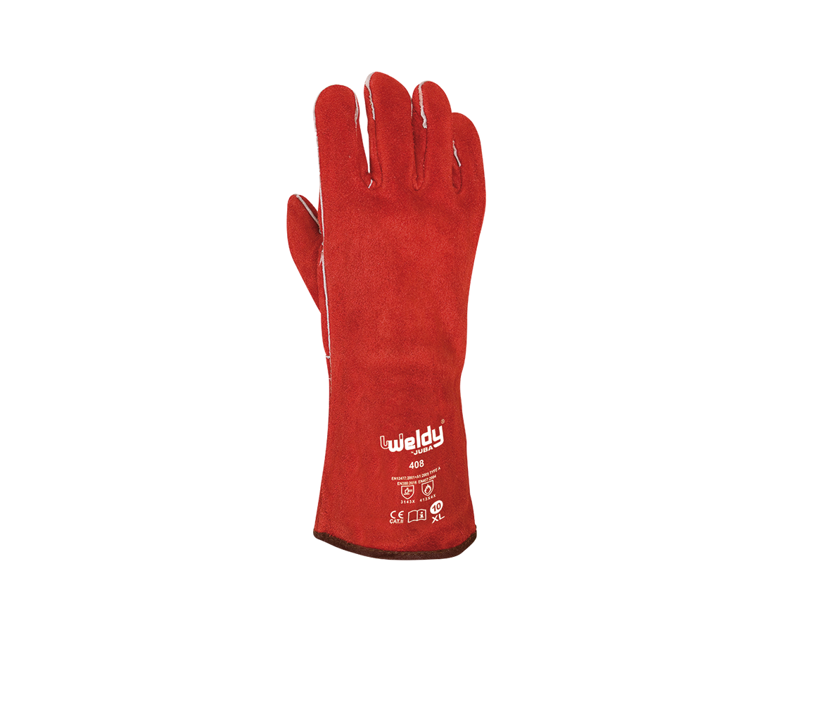 Par de 2 Guantes de Soldador para Soldar H408