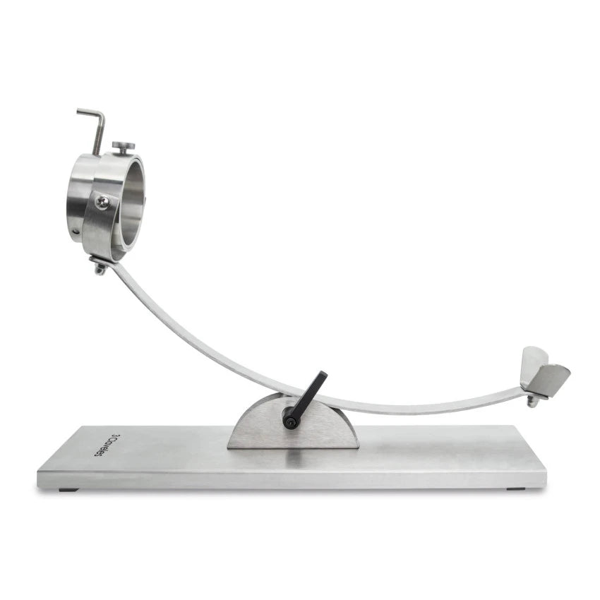 Soporte Jamonero Profesional Basculante en Acero Inoxidable Cabezal Giratorio | Sujeción en V con Pincho