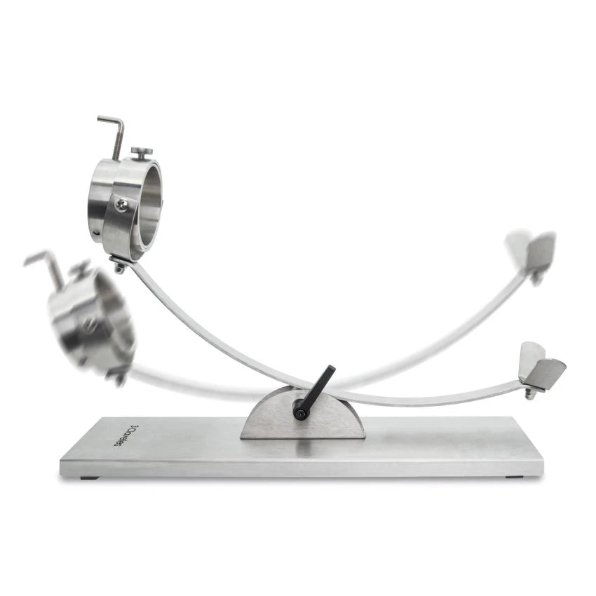 Soporte Jamonero Profesional Basculante en Acero Inoxidable Cabezal Giratorio | Sujeción en V con Pincho