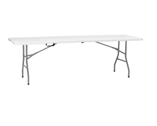 Mesa de Polietileno Plegable Blanca Catering