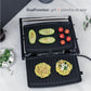 Mini Grill Abatible - Parrilla Eléctrica y Plancha de Asar con Apertura 180º - 32x27x11 cm
