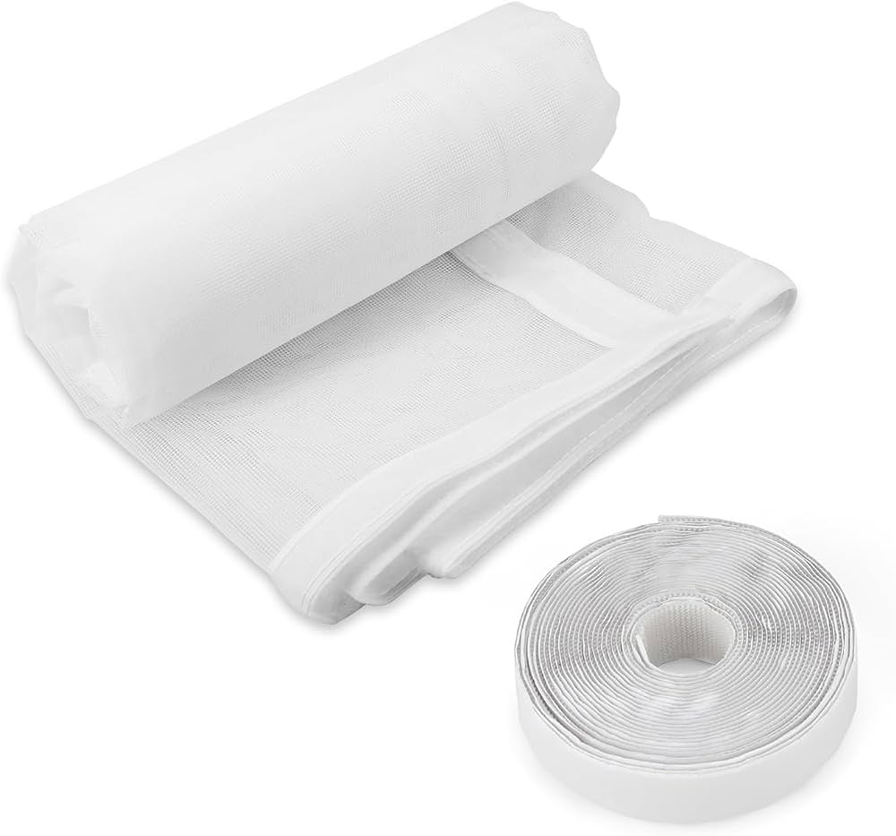 Mosquitera Blanca 150 x 180 cm: Pack de 2 unidades