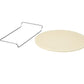 Piedra para Pizza Redonda 33 cm | Fabricado en Cerámica Refractaria