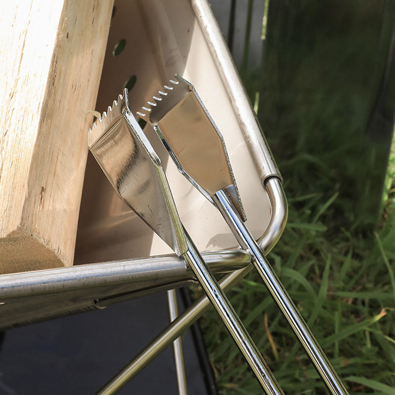 Pinzas de Acero Inoxidable 55 cm para Barbacoas y Parillas