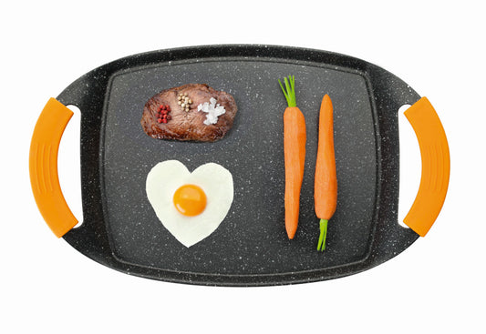 Plancha de Asar Lisa Cocina Basic Stone 47x29 cm