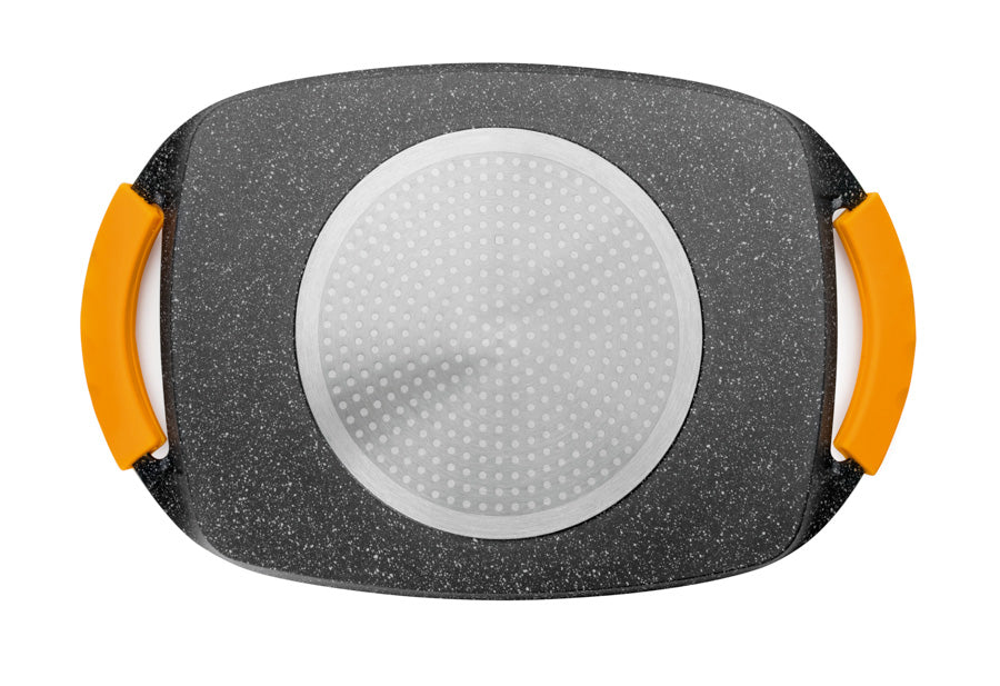 Plancha de Asar Lisa Cocina Basic Stone 47x29 cm