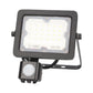Proyector Panel Foco LED Negro con Sensor de Movimiento