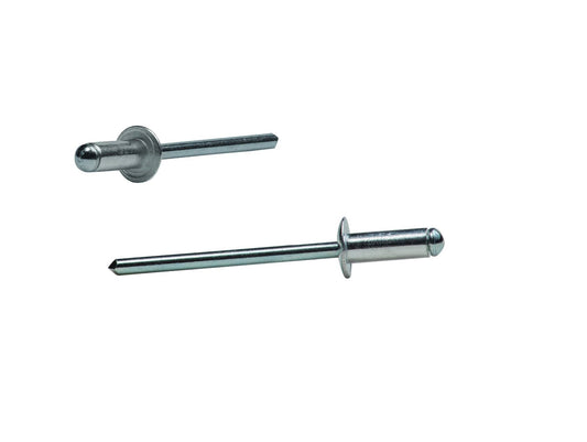 Remaches de Aluminio/Acero -  Caja de 500 Unidades - Disponible en varias medidas