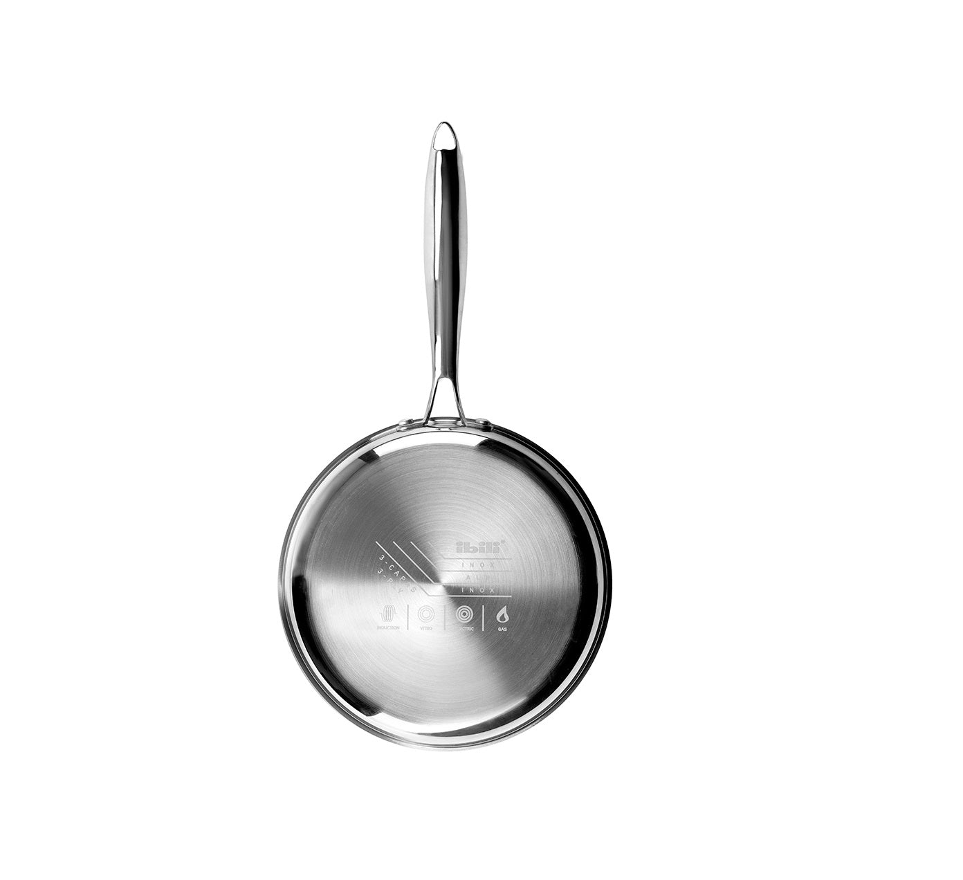 Sartén de Acero Inoxidable Triply Natural Sin Antiadherente - Apta para Todo Tipo de Cocinas