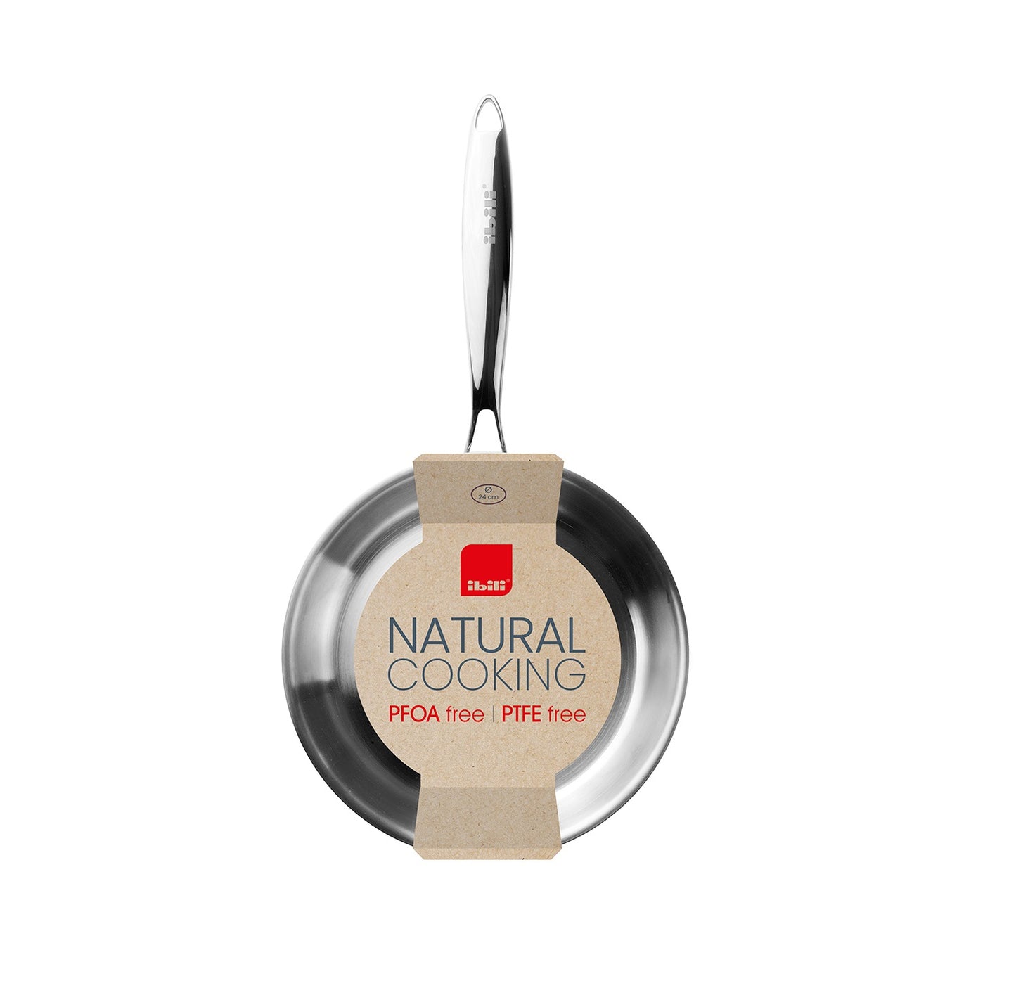 Sartén de Acero Inoxidable Triply Natural Sin Antiadherente - Apta para Todo Tipo de Cocinas
