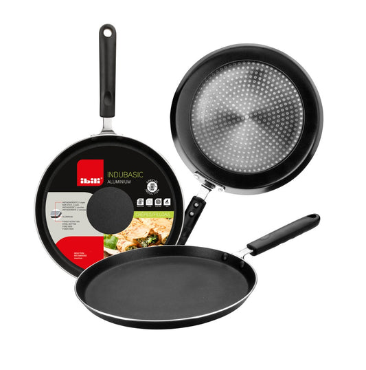 Sartén Crepera Premium - Sartén para hacer Crepes y Filloas - 28 cm de diámetro