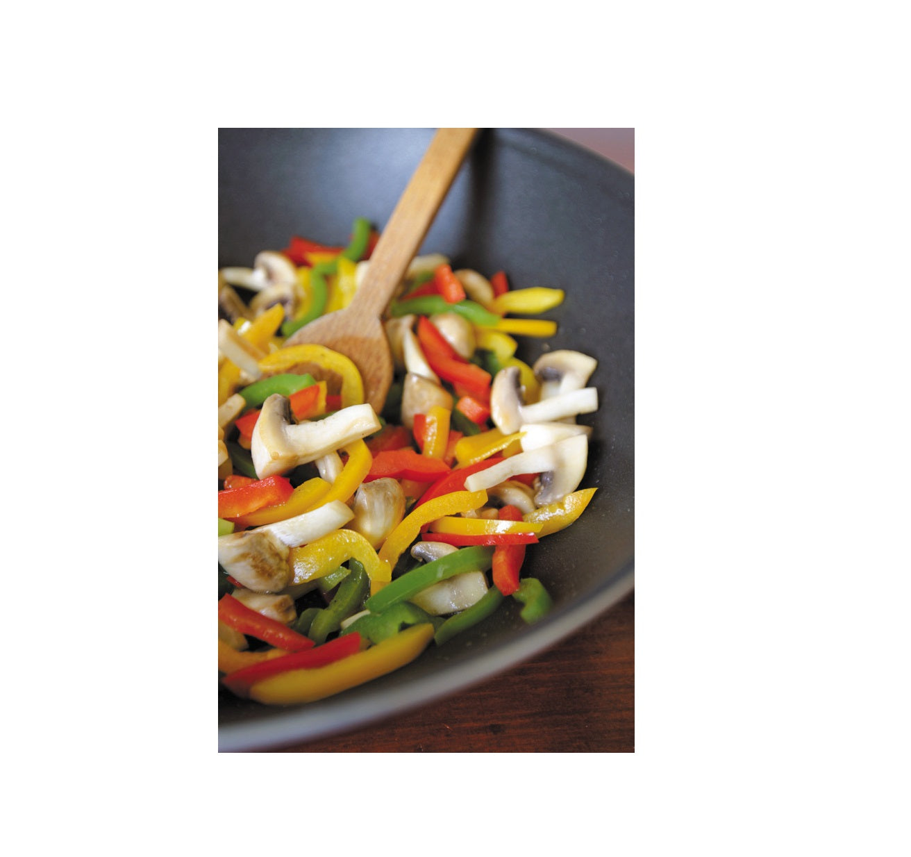 Sartén Wok Moka 30 cm - Ideal para saltear verduras