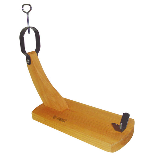 Soporte Jamonero de Madera Tipo Góndola- Soporte para Jamón Fabricado en Madera