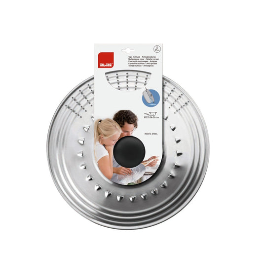 Tapa Multiusos Inoxidable para Sartén o Cacerolas - Tapa Voltea Tortilla - Diferentes medidas