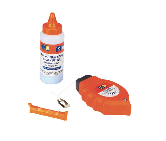 Kit Tiralíneas 30m Polvo y Mini Nivel 170130
