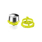 Descargador de Baño WC Cisterna Pulsador Universal Interrumpible con Base y Goma de Asiento