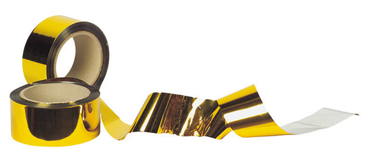 Cinta antipájaros plata-oro para espantar las aves