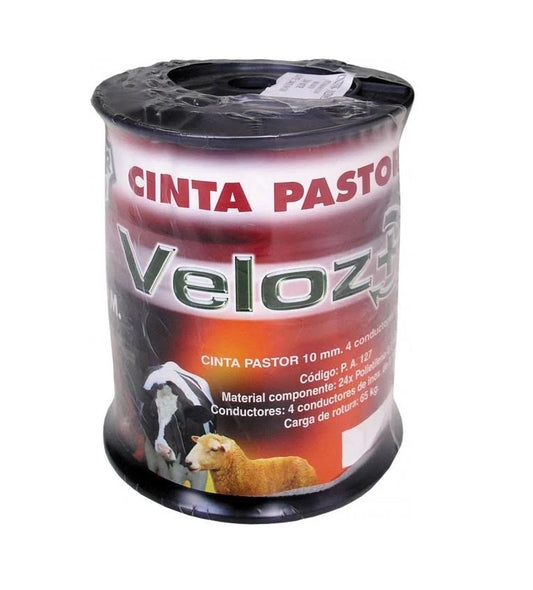 Rollo de Cinta de Pastor 10 mm x 200 metros