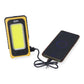 Linterna LED Solar y Batería Portátil Solar Recargable con Gancho e Imán COB 10W 750lm