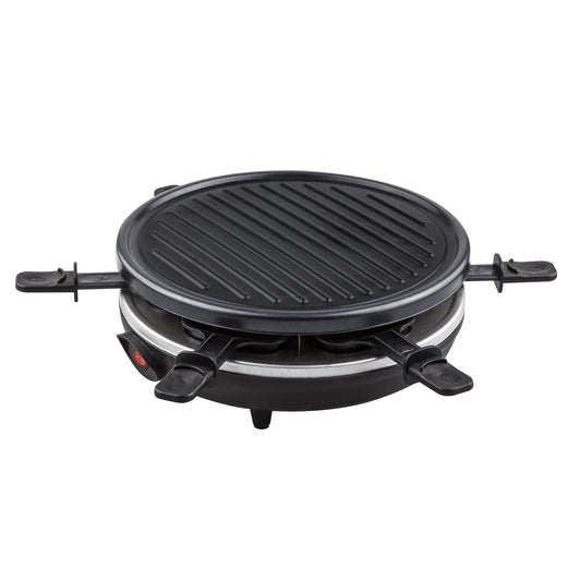 Raclette Grill Redonda 900 Wattios - 6 Palas para Fundir Queso