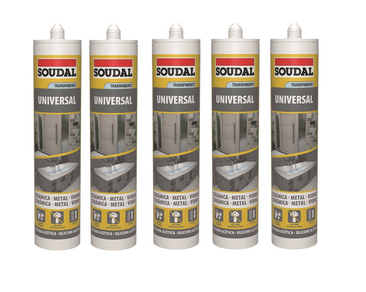 Silicona Soudal Universal Caja 12 Cartuchos