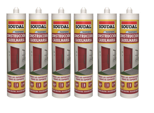 Silicona Construcción Neutra: Caja 12 Unidades