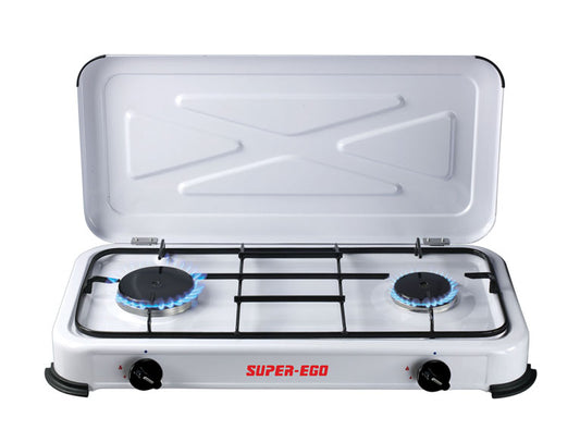 Cocina portátil a butano 2 quemadores