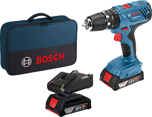 Taladro Atornillador A Batería GSB 18V-21 Bosch - Incluye 2 baterías