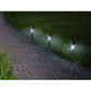 Baliza Luz Solar LED para Jardín Nortene: Pack de 4 Unidades